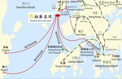 kaart shekou ferry terminal
