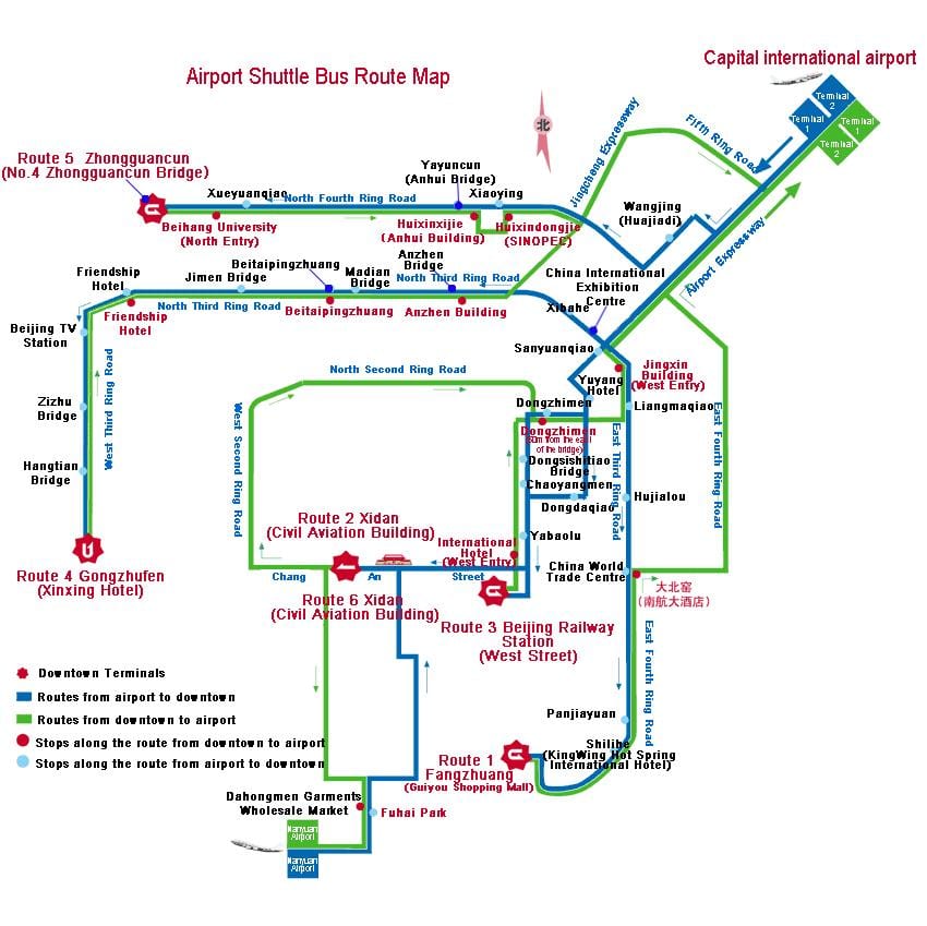 kaart Shenzhen buss