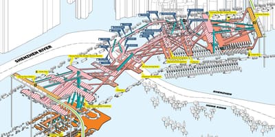 Kaart Shenzhen 3d
