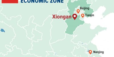Kaart Shenzhen erimajandustsoonis
