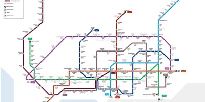 Mtr Shenzhen kaart